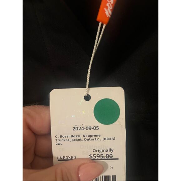 Bossi Neoprene Truckers Jacket NEW NWT - Picture 5 of 8